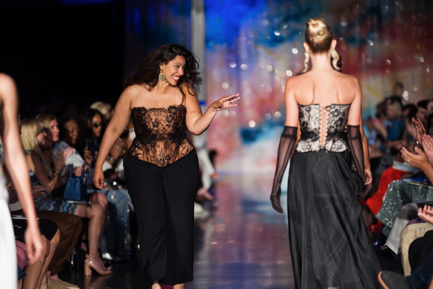Lace Corset Ebony