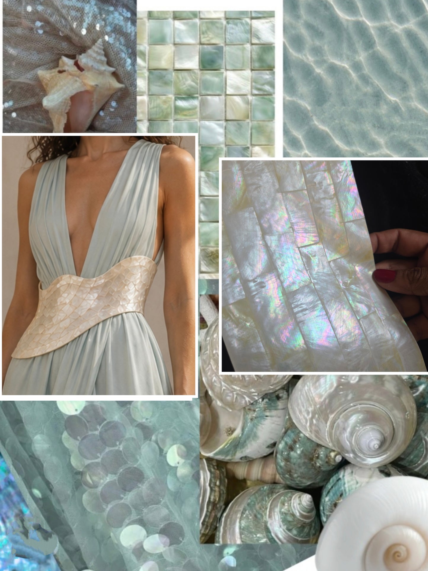 Corset Marina in Mother-of-Pearl